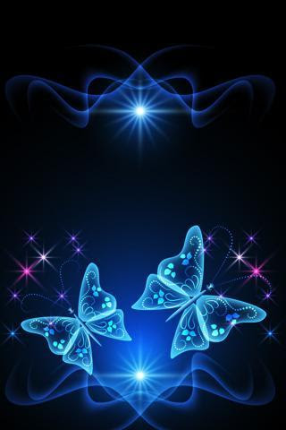 Glowing 3D Butterfly HD Wallpaper For Mobile Glowing 3D Butterfly HD Wallpaper For Mobile