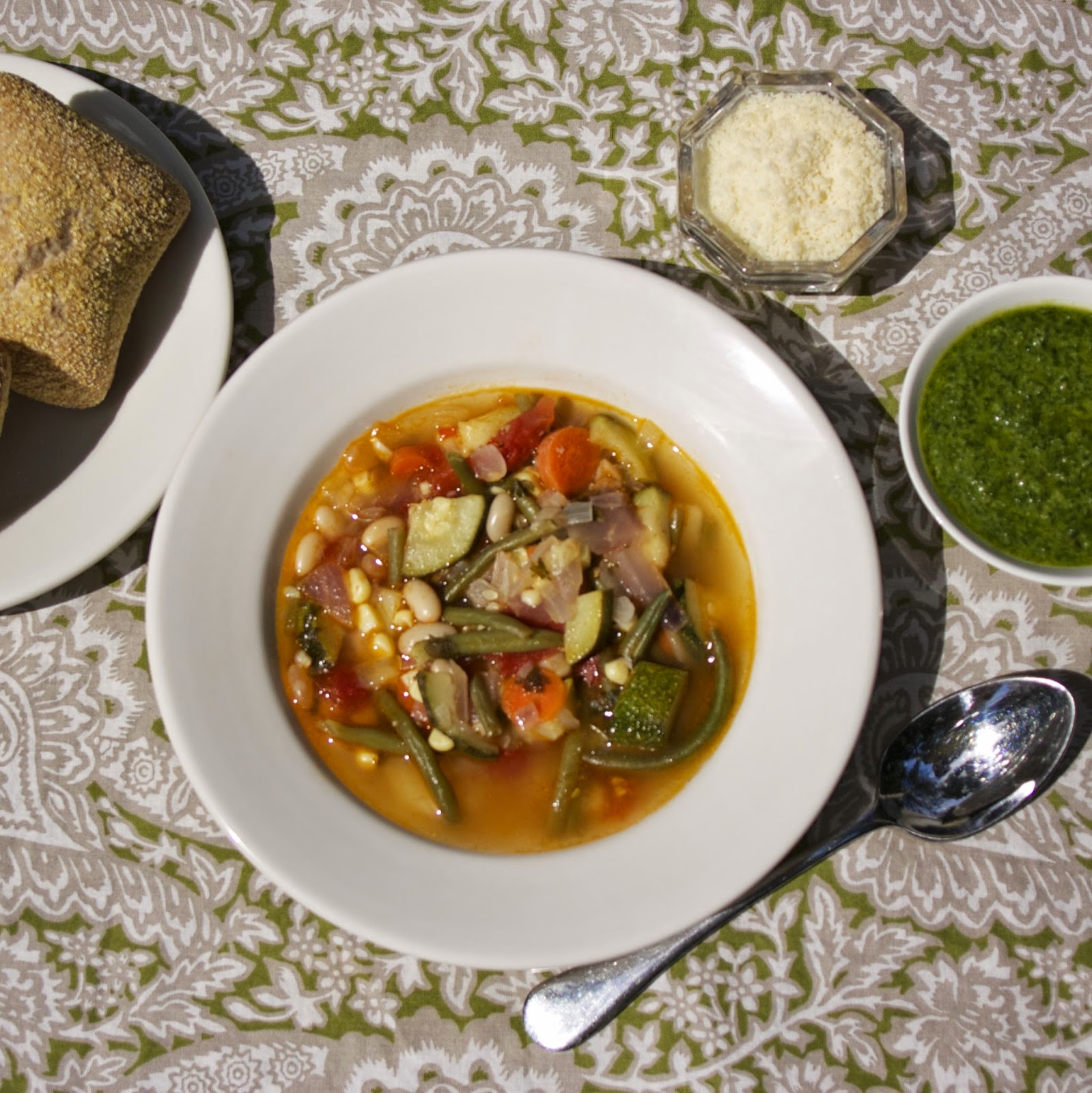 summer vegetable soup: provencal vegetable soup #french fridays with dorie