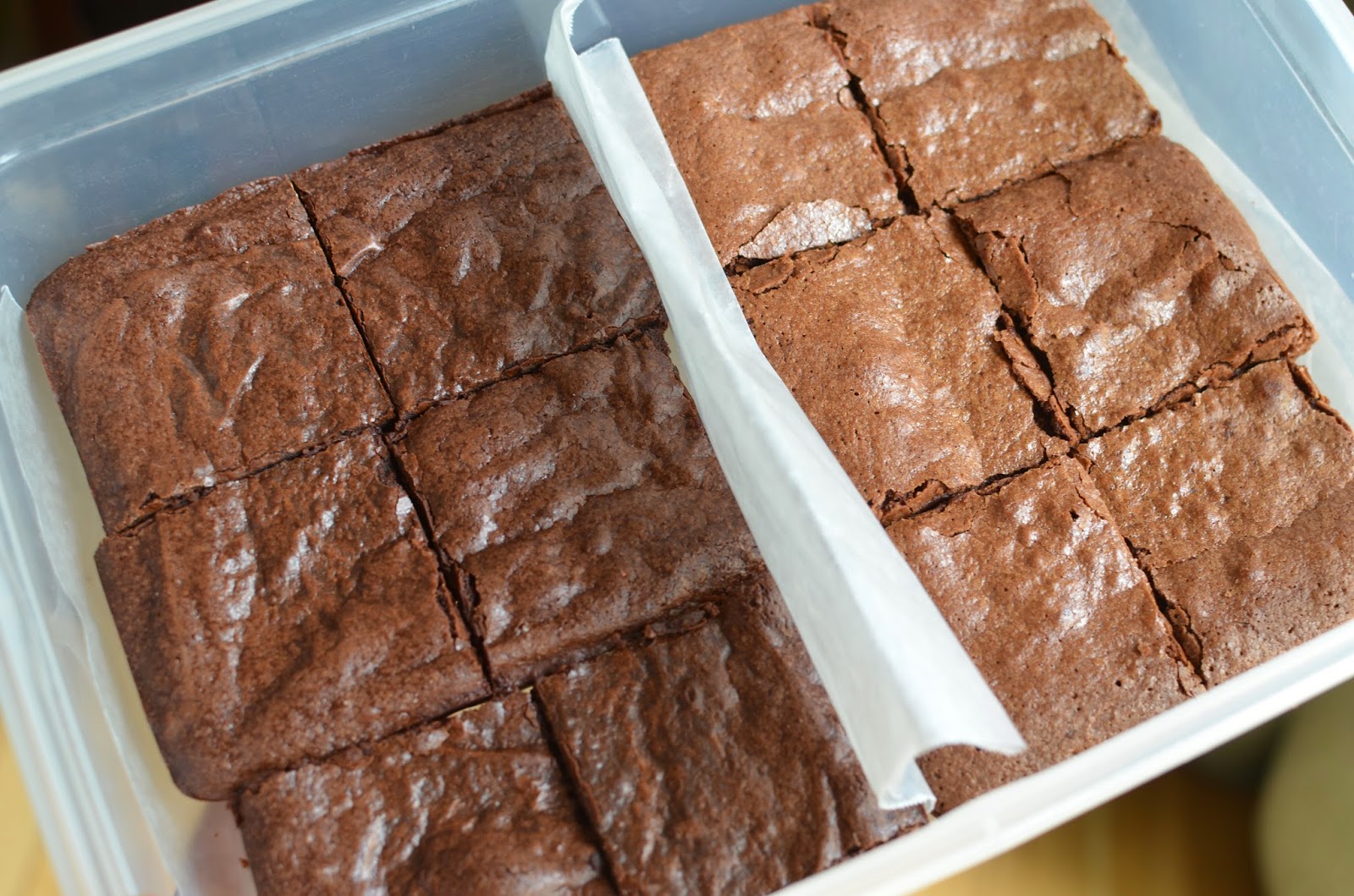 Playing with Flour Brownie vs. Brownie (cocoa vs. unsweetened chocolate)