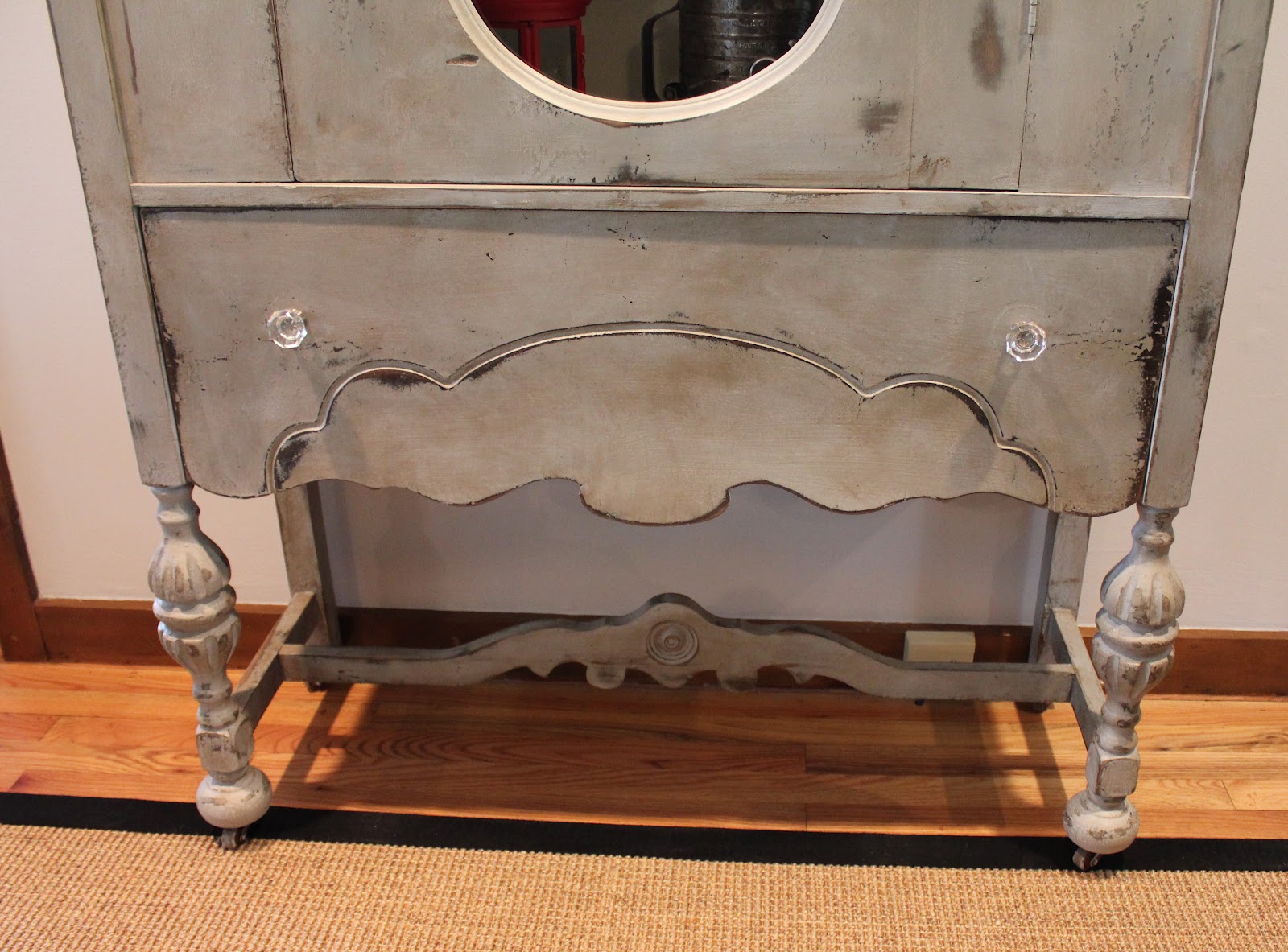 My Passion For Decor Battered Craigslist Hutch Turned Beauty