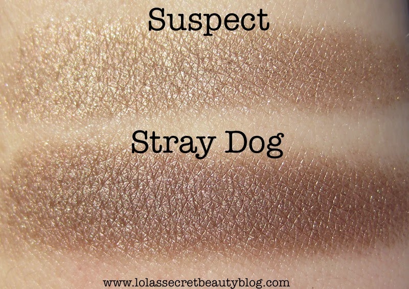 lola's secret beauty blog Urban Decay Eyeshadows in Stray Dog and