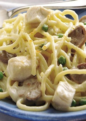 slow cooker chicken tetrazzini