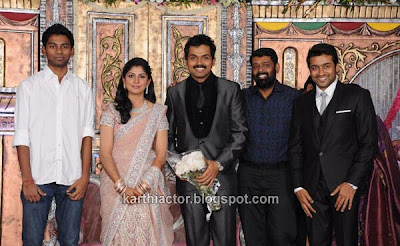Actor Karthi Wedding Reception Photos