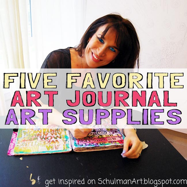 Five Favorite Art Journal Supplies - the Inspiration Place