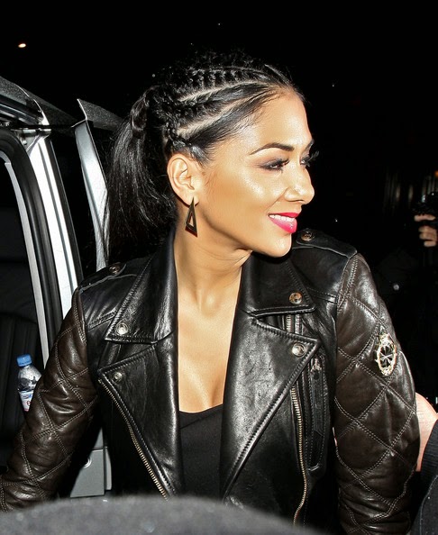 Braided Updo for black hair Nicole Scherzinger Braided Updo for black hair