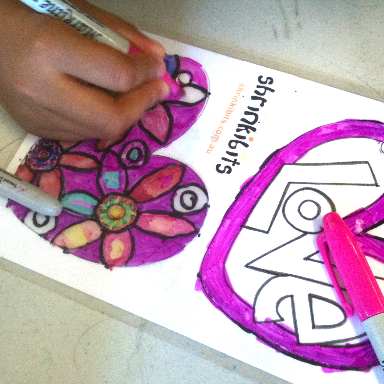 fun with shrink plastic Shrink Plastic Shapes will entertain kids for