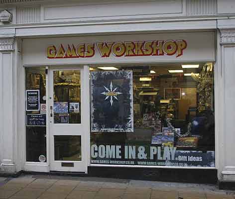 Shop front: GW York, UK