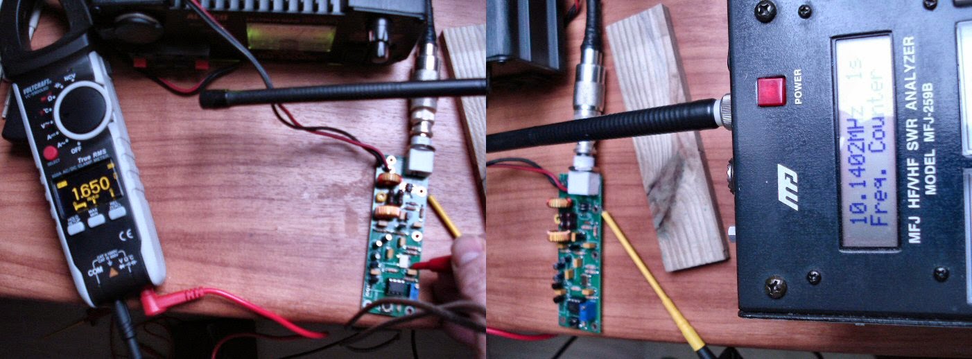 PE4BAS Amateur Radio log 30m W5OLF WSPR VCXOAXE beacon kit (3)