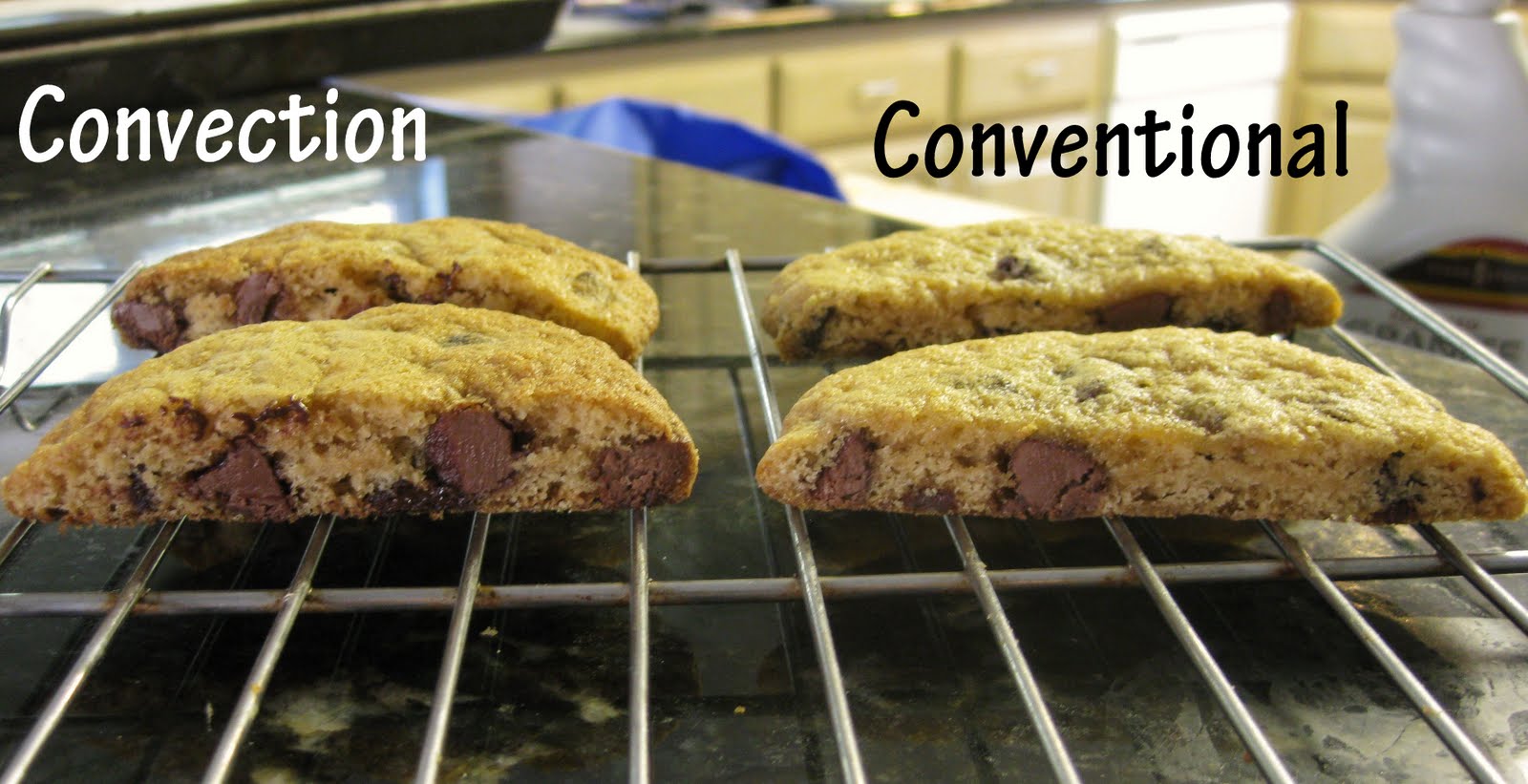 baking chocolate chip cookies in convection oven