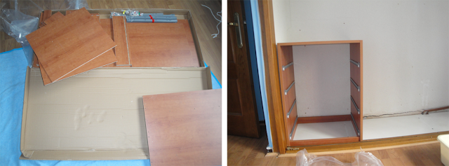 Zoila&Juan: Forrar armario empotrado