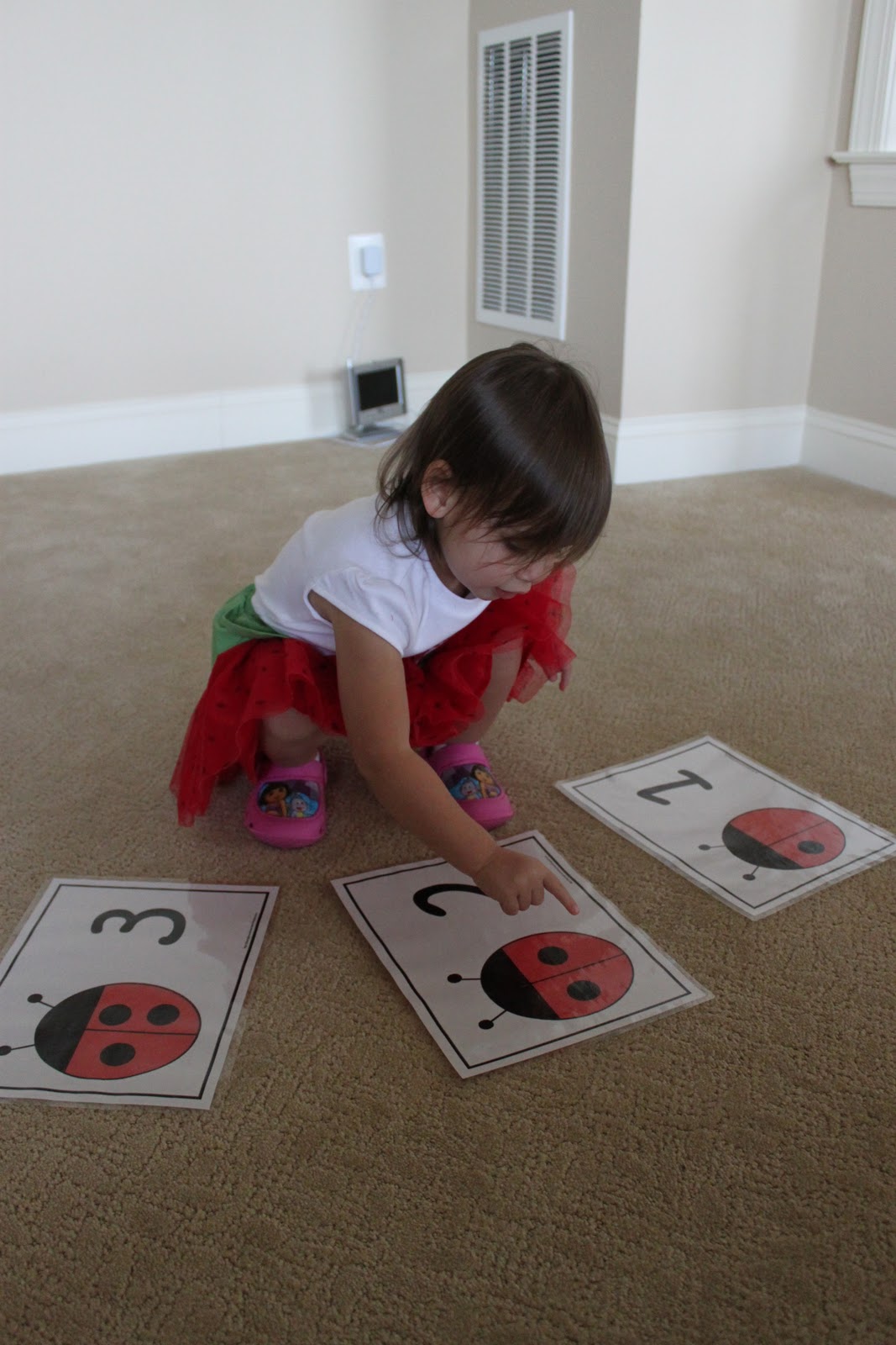 Playing House: Ladybug Counting (Printable)
