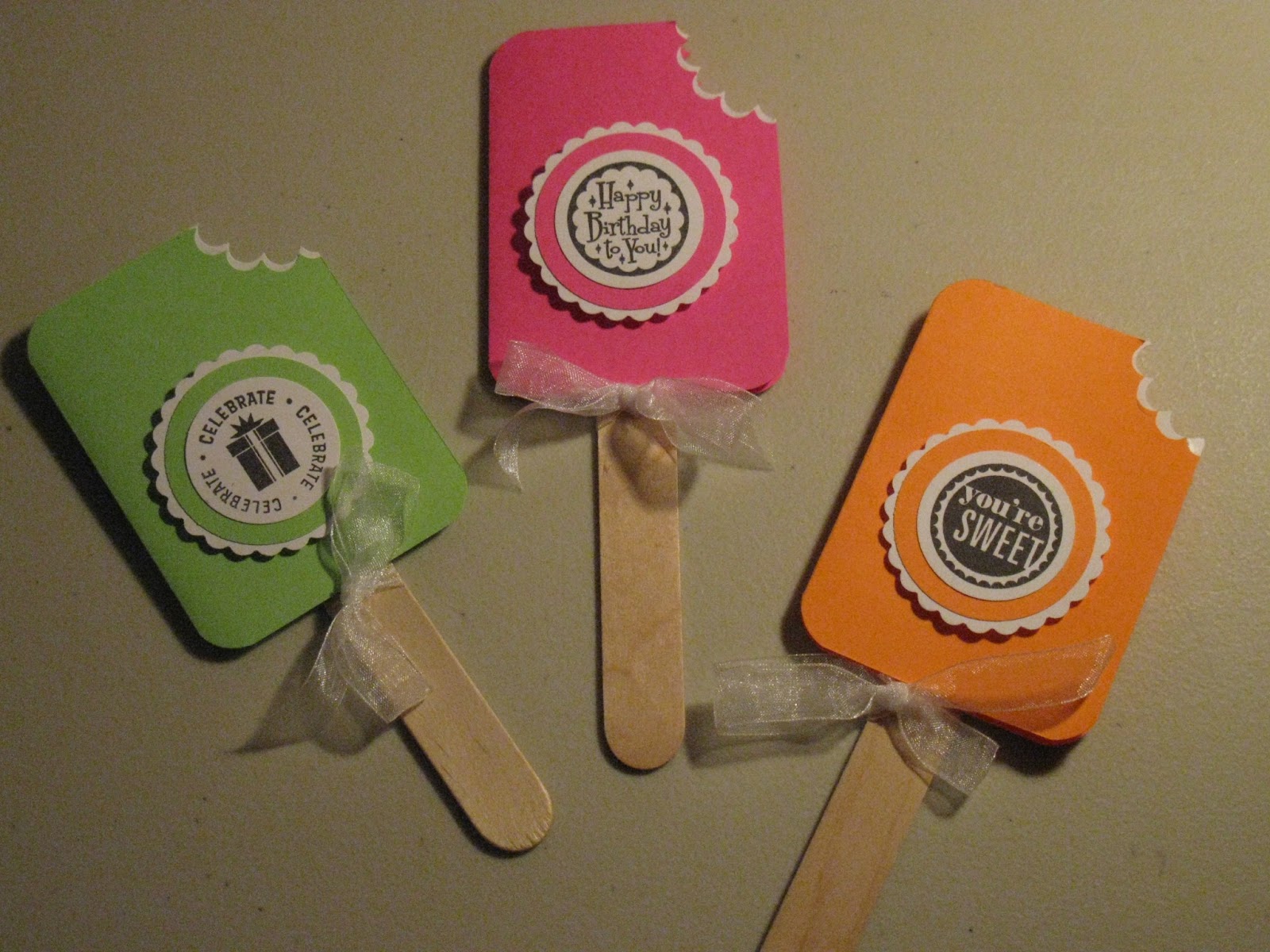 Cre8tive Cookie Popsicle Card