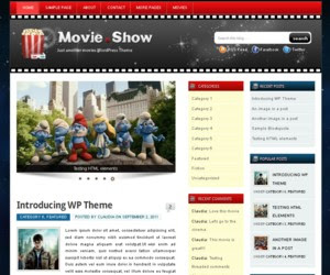 Movie Show WordPress Theme