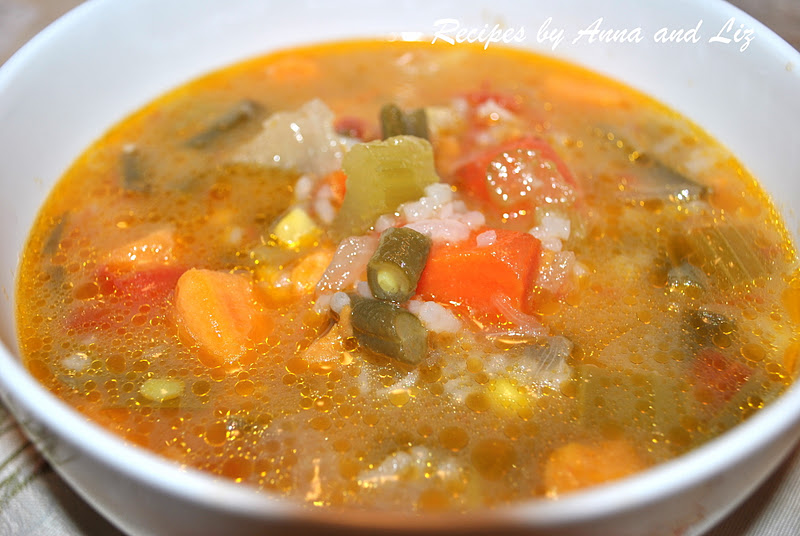 vegetable rice soup