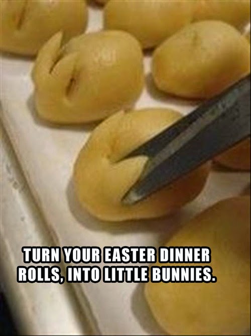Life Hacks Bunny Dinner Rolls