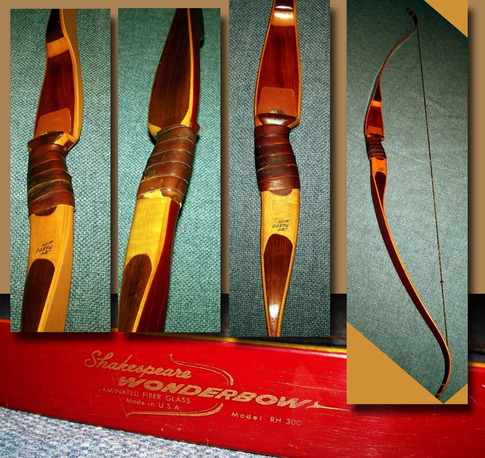 VINTAGE SHAKESPEARE / ROOT ARCHERY EARLY SHAKESPEARE BOWS 195960