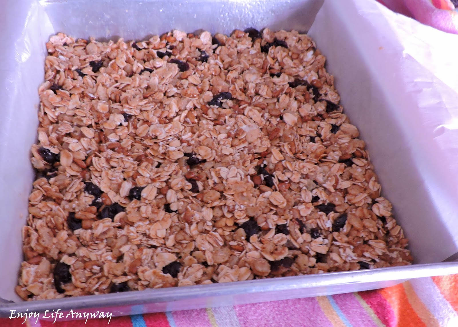 Enjoy Life Anyway Basic Homemade Granola Bar Recipe (With Variations)