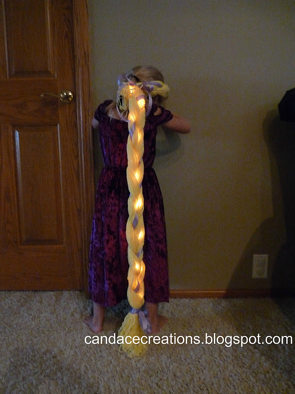 Candace Creations: Glowing Rapunzel Hair Tutorial