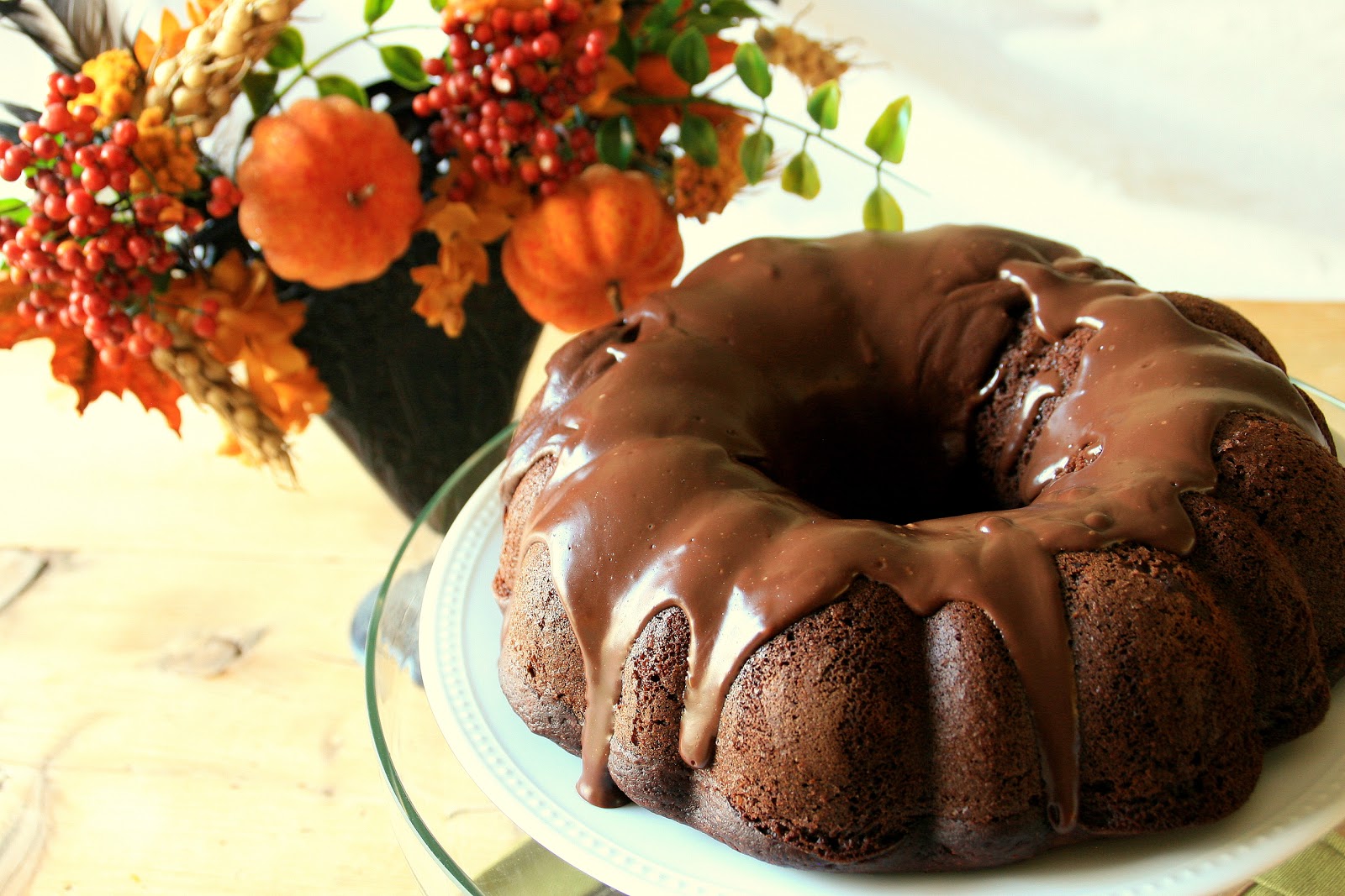 Cooking with Chopin, Living with Elmo Double Chocolate Bundt Cake with
