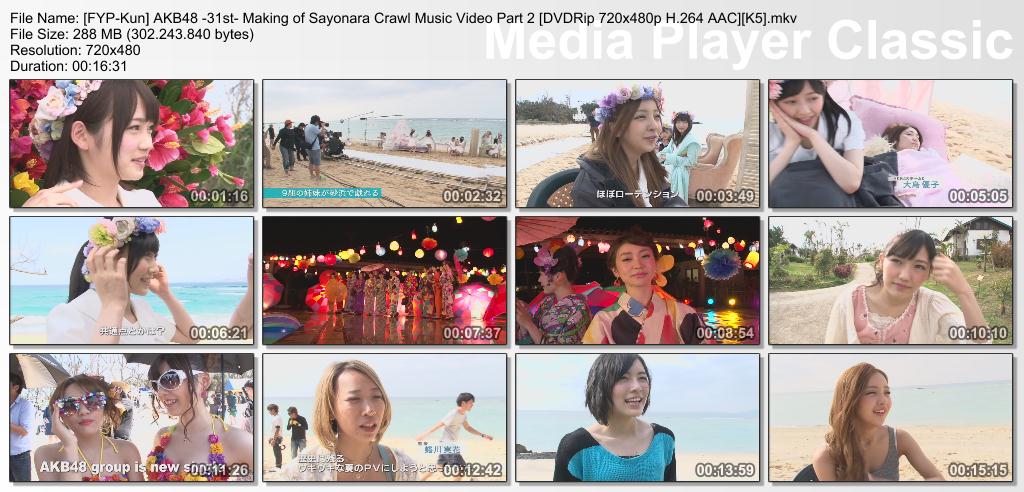 single akb48 31st sayonara crawl