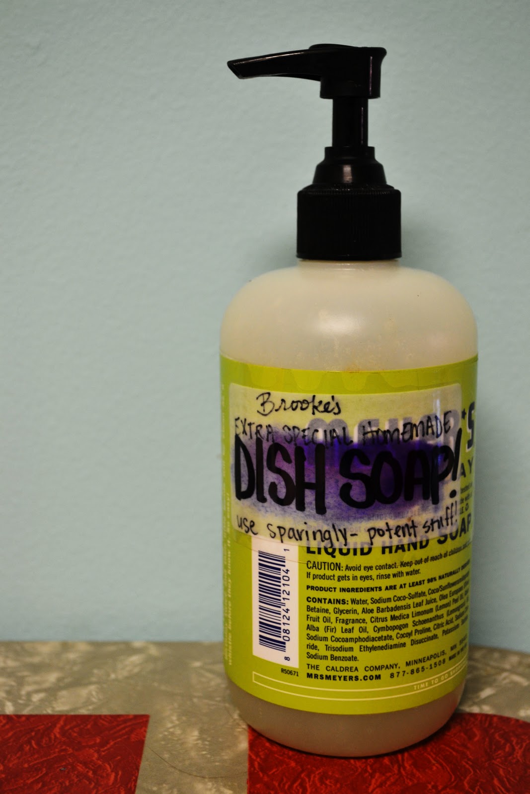 The Broke Brog DIY GreaseFighting Liquid Dish Soap