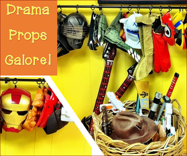 Nyla's Crafty Teaching Drama Circle Props, Classroom RolePlay Ideas