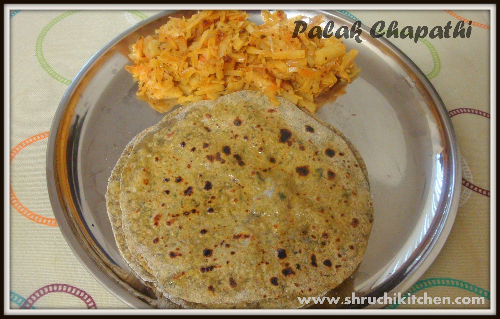 Where's the FOOOD!!!! Palak Chapathi