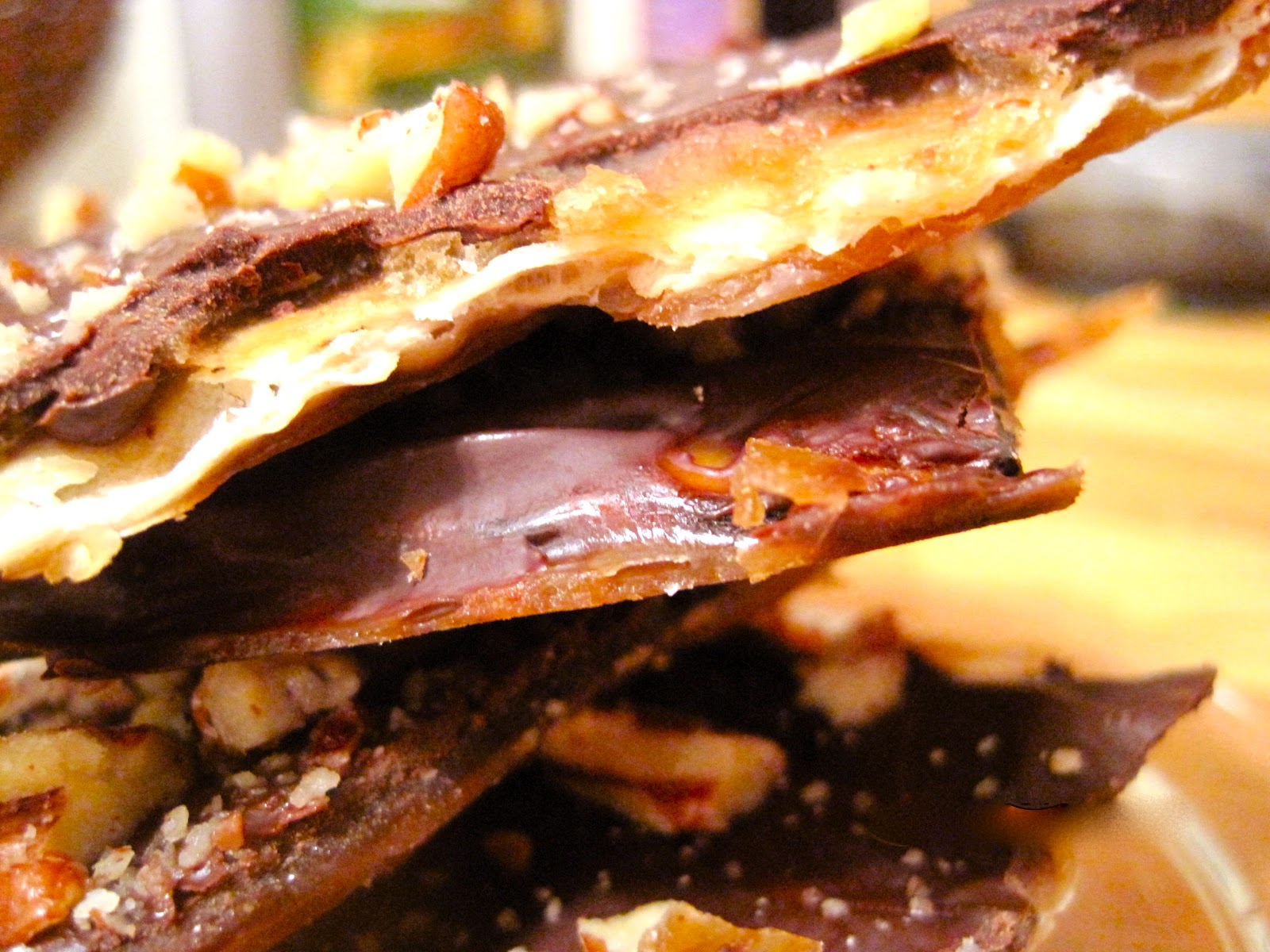 Kvell in the Kitchen Chocolate Caramel Crack(ers)