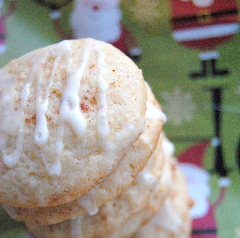 SteakNPotatoesKindaGurl Eggnog Cookies with Eggnog Glaze