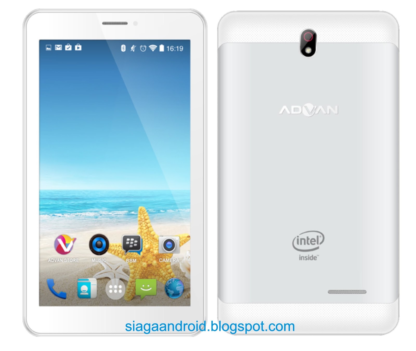 ADVAN X7, TABLET LOKAL BEROTAK INTEL Siaga Android