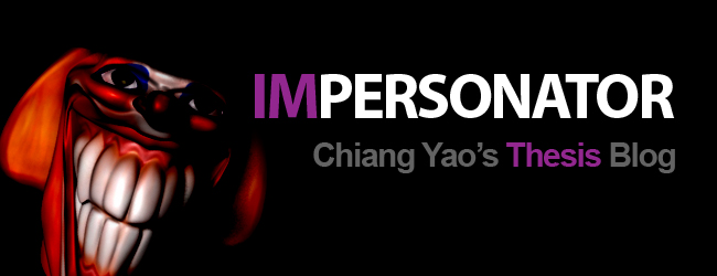 IMPERSONATOR: Chiang Yao's Thesis Blog