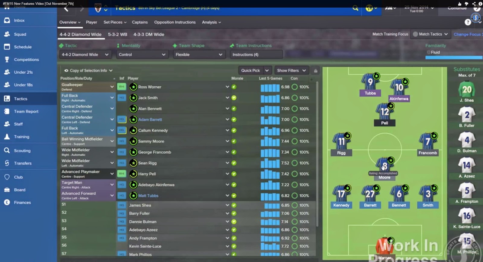 football manager 2015 features player search