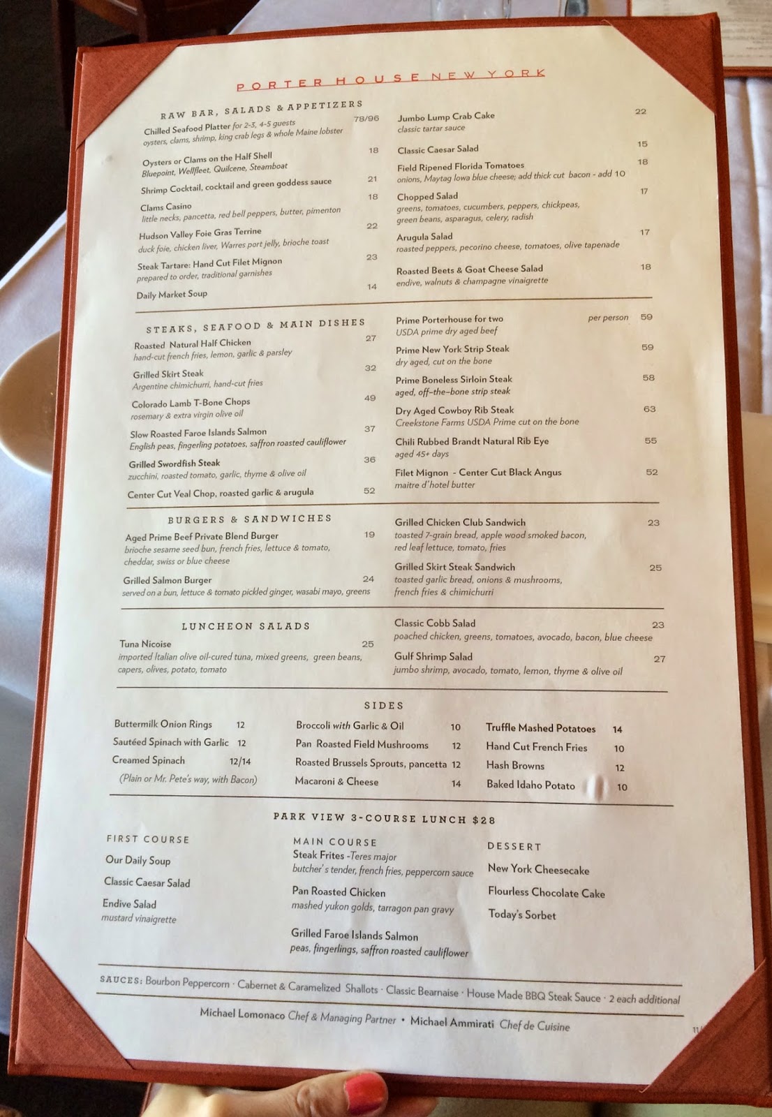 Lunch At Porter House New York / ポーターハウス ニューヨークのランチ I'm Made of Sugar