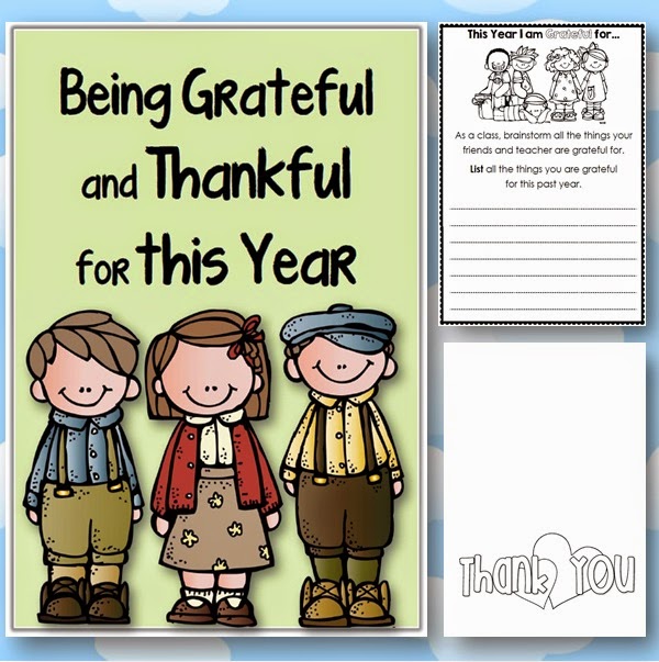 Being Grateful and Thankful Freebie Clever Classroom blog Being Grateful and Thankful Freebie Clever Classroom blog