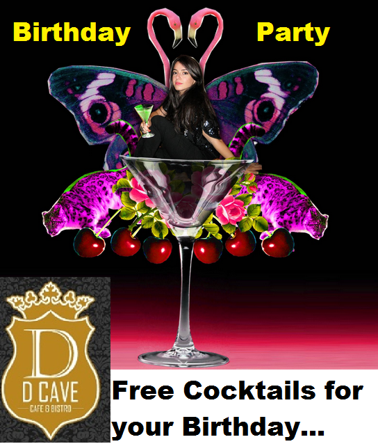 Free Cocktail for your Birthday
