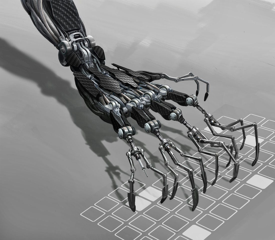 Jim Martin Concept Art: Robot Hand