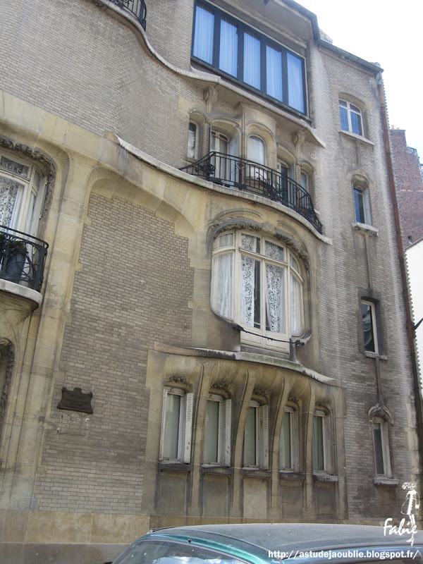 hector guimard art nouveau paris 16eme hotel 122 avenue mozart art nouveau as tu deja oublie 1902 1913