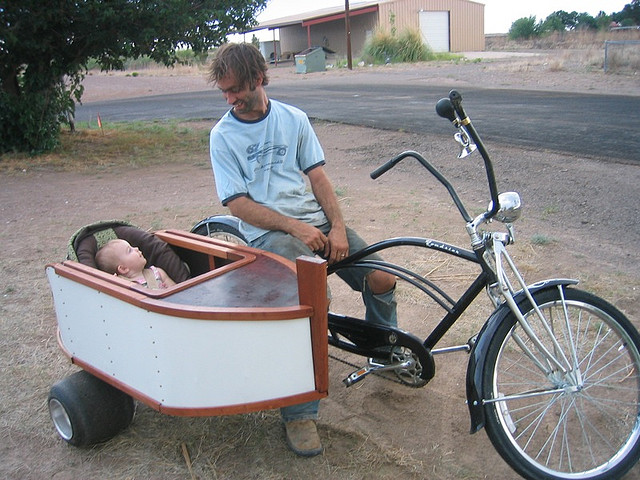 Lindas bicicletas com sidecars