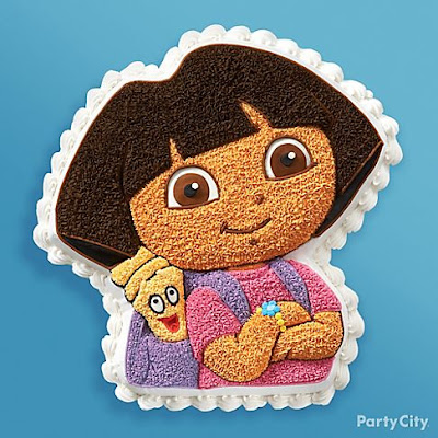 Dora the explorer birthday cake