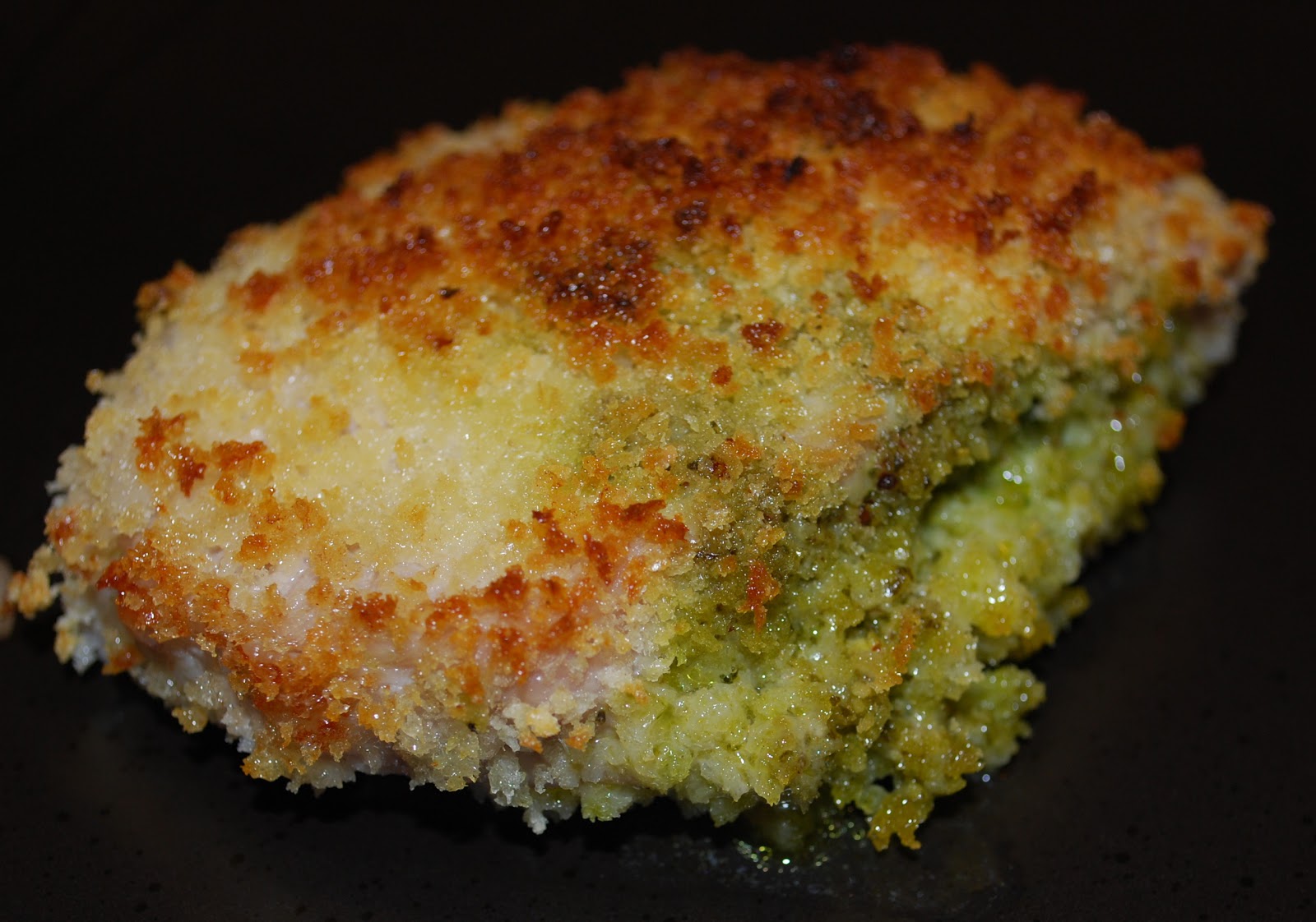 Carrie's Experimental Kitchen Basil Lime Pecan Pesto Stuffed Pork Chops