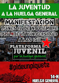 Manifestación Lunes 12 noviembre a las 19h (Plaza La Merced)