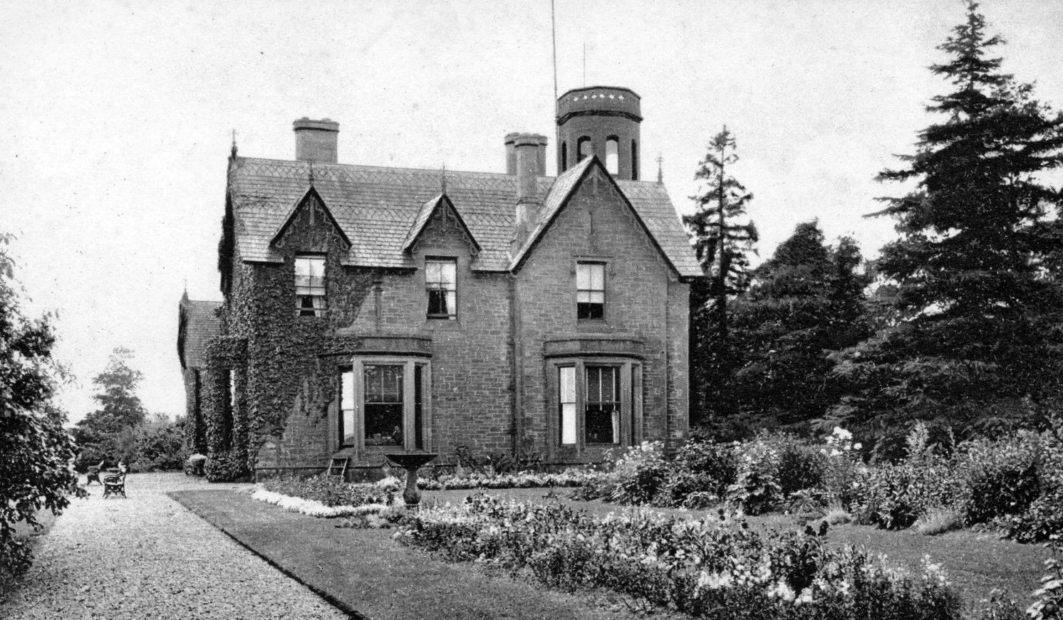 Tour Scotland Photographs Old Photograph Taybank House Errol