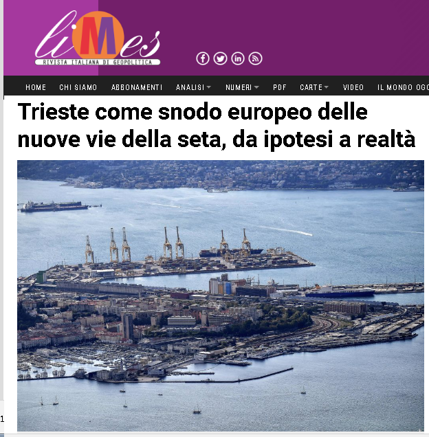 ARTICOLO DI LIMES SU TRIESTE