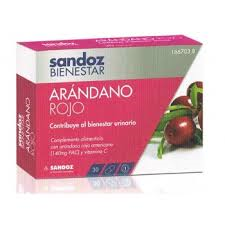 Lafarmaciaentucasa - Sandoz Bienestar Arandano rojo Comprimidos de arandano rojo para prevenir y curar la cistitis