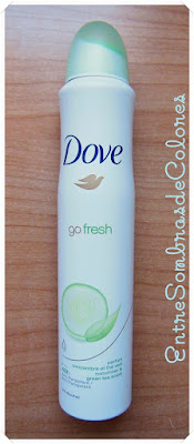 desodorante Dove go fresh pepino y té verde