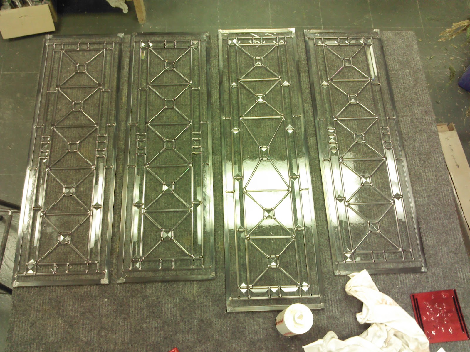 Glassworks Studio Leaded Glass Transoms off to Ottawa...