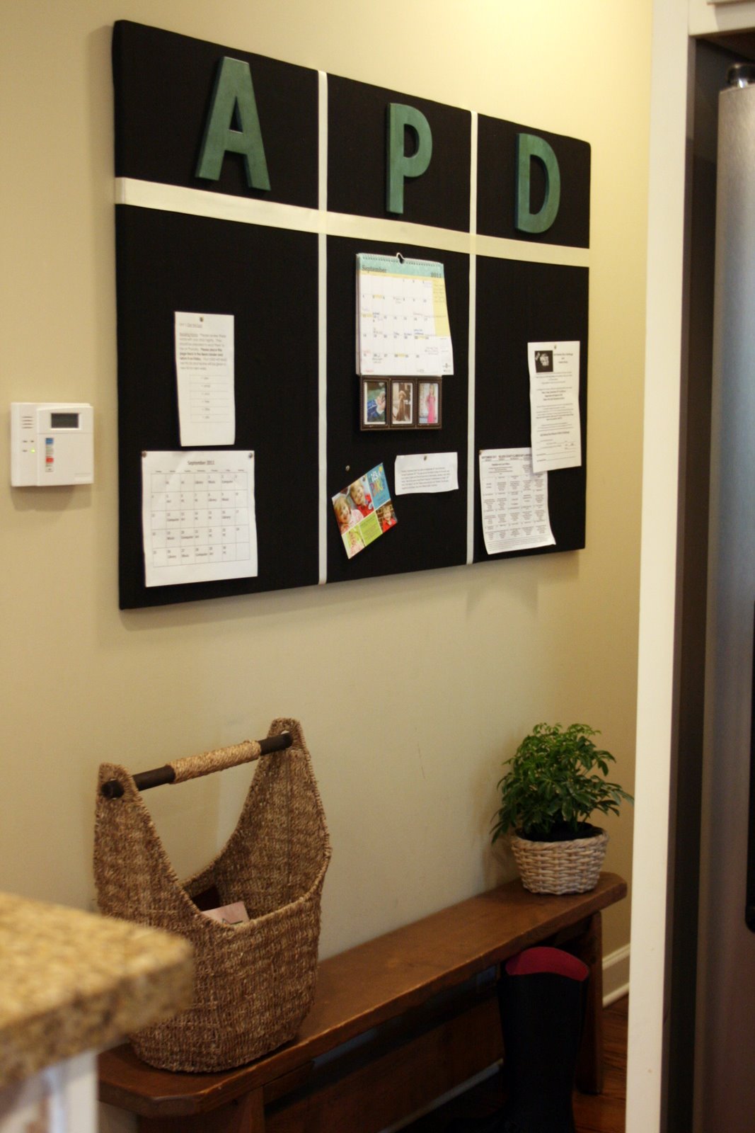 Family of Four DIY Message Board