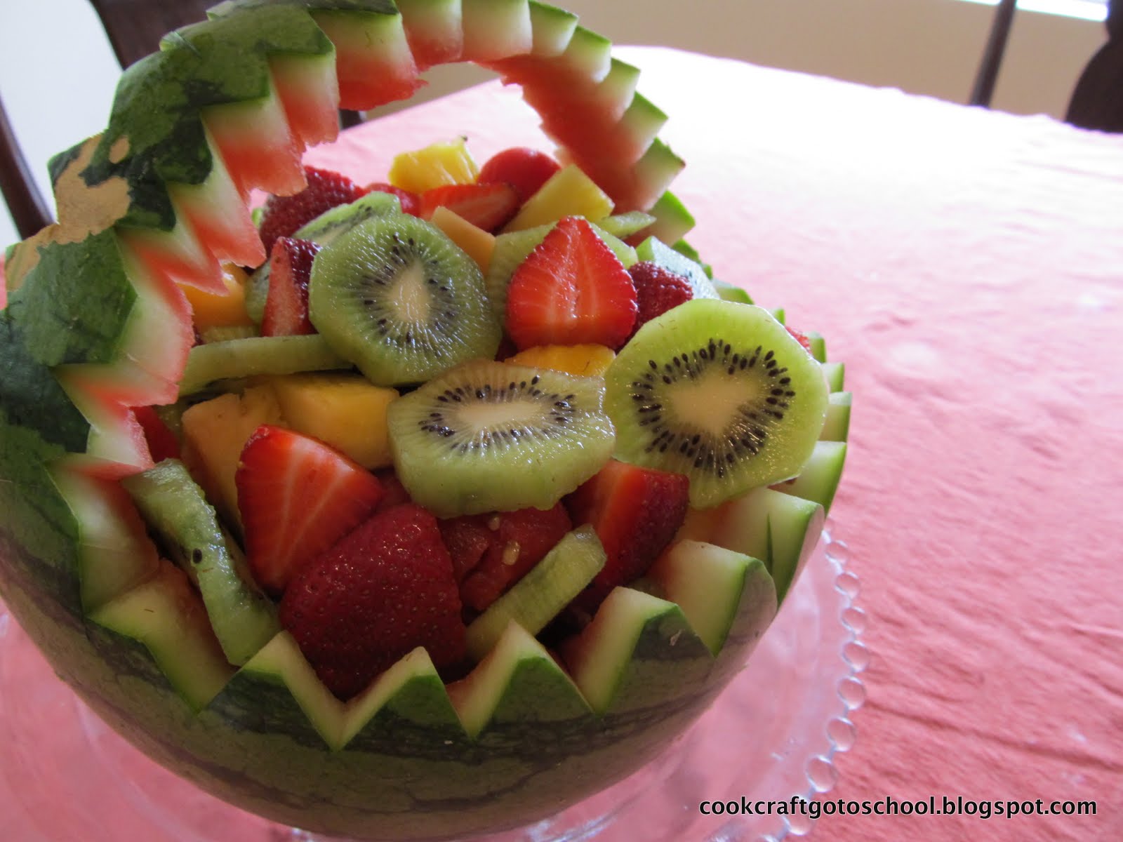 Cook, Craft, Go to School Easter Basket Fruit Salad