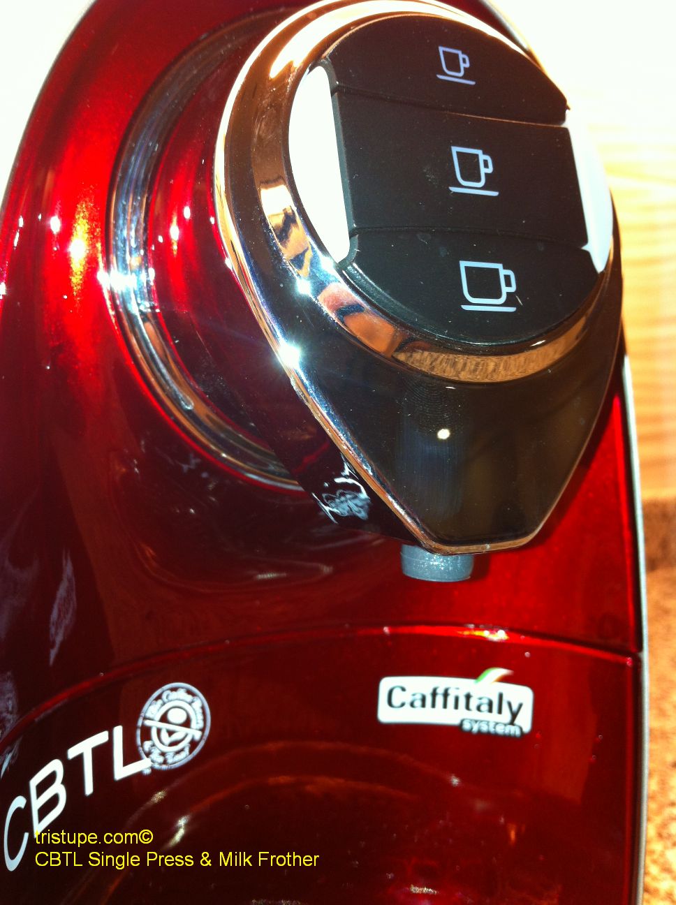 CBTL Single Press Coffee Machine Review ~ TRISTUPE.COM