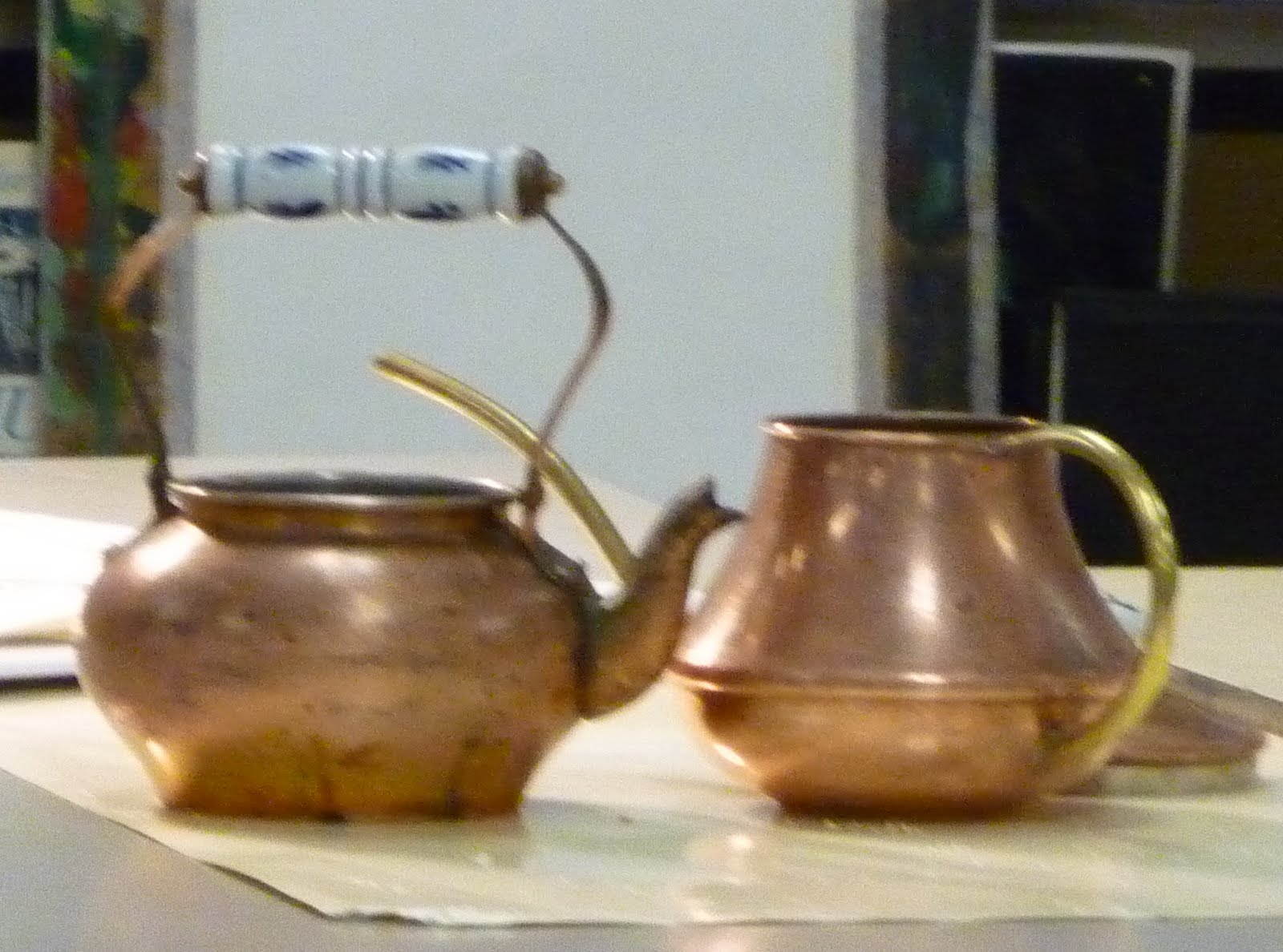 Tuesday Painting COPPER POTS